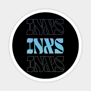 INXS // Typography Fan Art Design Magnet